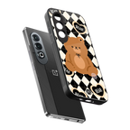 bear uniform pattern back phone cover | glass case for oneplus nord ce 4