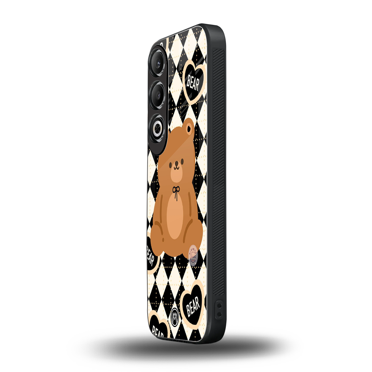 bear uniform pattern back phone cover | glass case for oneplus nord ce 4