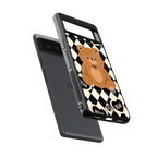bear uniform pattern back phone cover | glass case for Google Pixel 6A