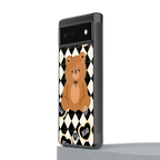 bear uniform pattern back phone cover | glass case for Google Pixel 6A