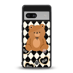 bear uniform pattern back phone cover | glass case for Google Pixel 7