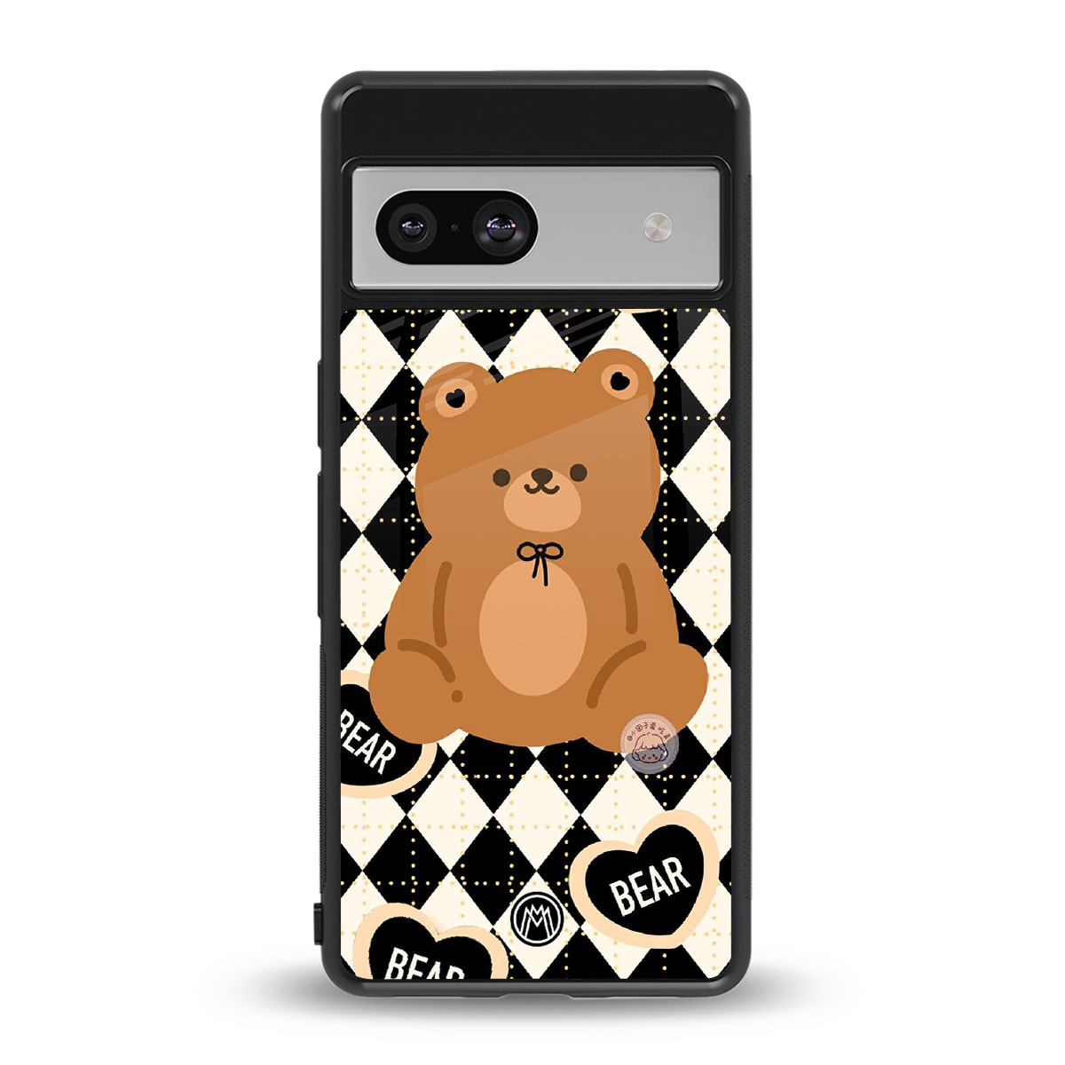 bear uniform pattern back phone cover | glass case for Google Pixel 7