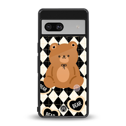 bear uniform pattern back phone cover | glass case for Google Pixel 7