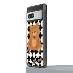 bear uniform pattern back phone cover | glass case for Google Pixel 7