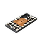 bear uniform pattern back phone cover | glass case for samsung galaxy s24 ultra
