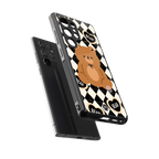 bear uniform pattern back phone cover | glass case for samsung galaxy s25 ultra