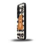bear uniform pattern back phone cover | glass case for samsung galaxy s25