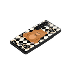 bear uniform pattern back phone cover | glass case for samsung galaxy s23