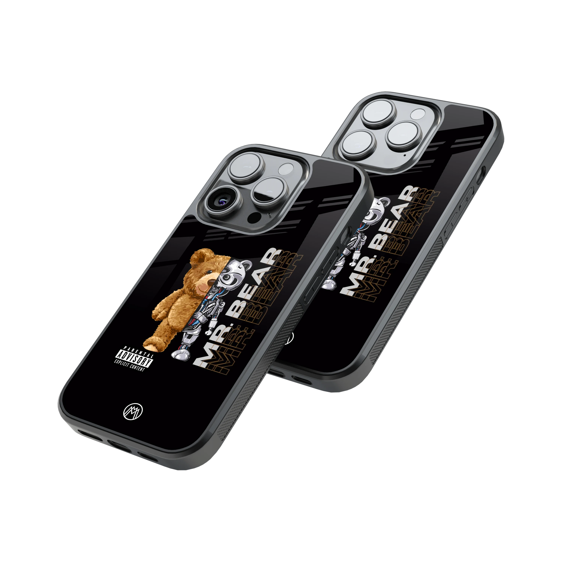 Protective Glass Back Phone Case Compatible with iPhone, Samsung, OnePlus, Pixel & More
