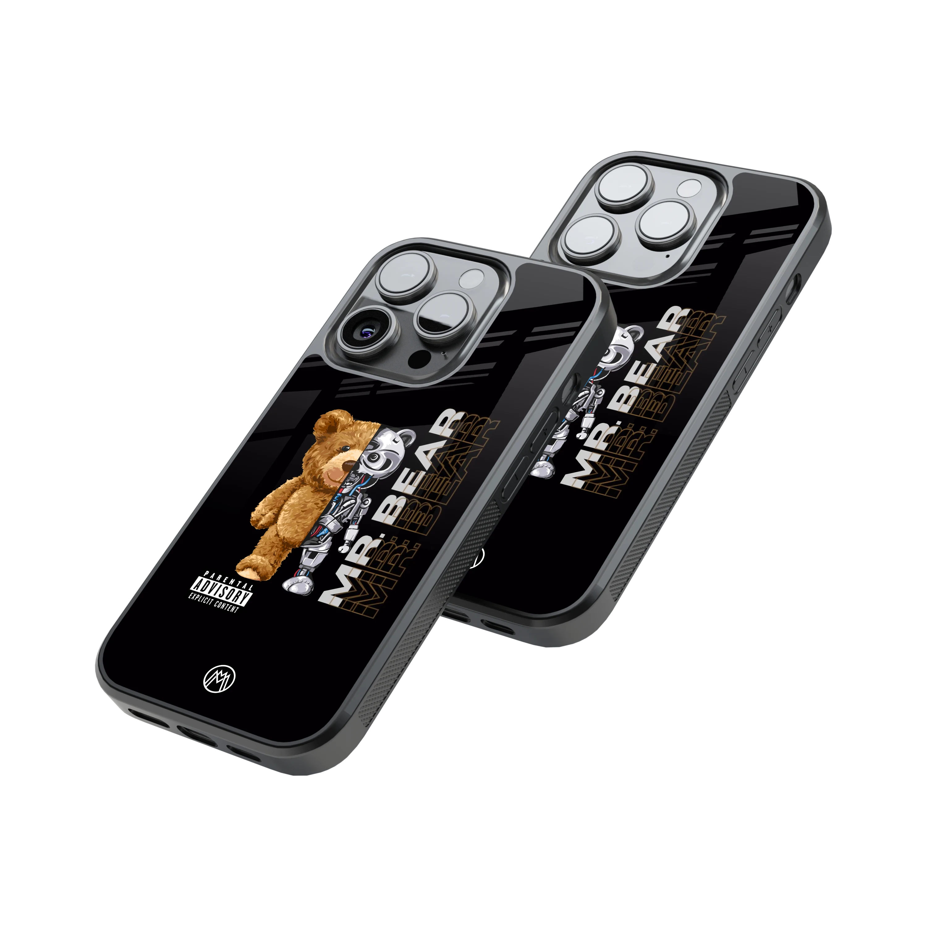 Protective Glass Back Phone Case Compatible with iPhone, Samsung, OnePlus, Pixel & More