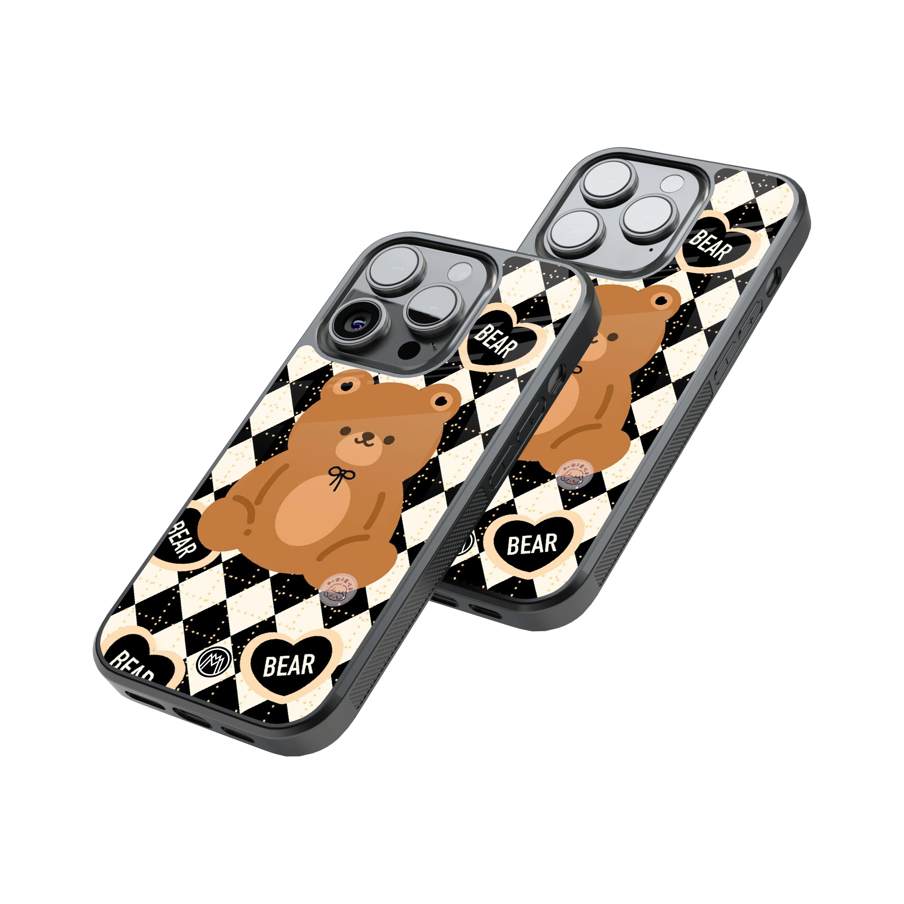 Protective Glass Back Phone Case Compatible with iPhone, Samsung, OnePlus, Pixel & More