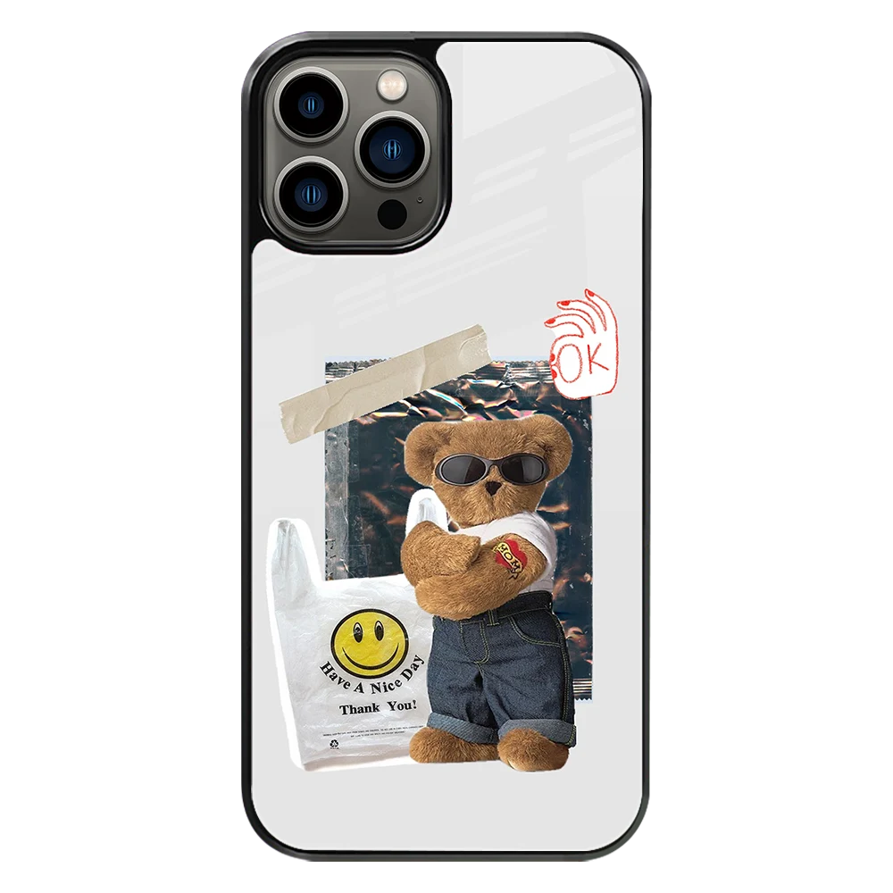 Premium Glass Back Mobile Phone Cover for iPhone, Samsung, OnePlus, Google Pixel, Redmi, Oppo, Vivo & Realme