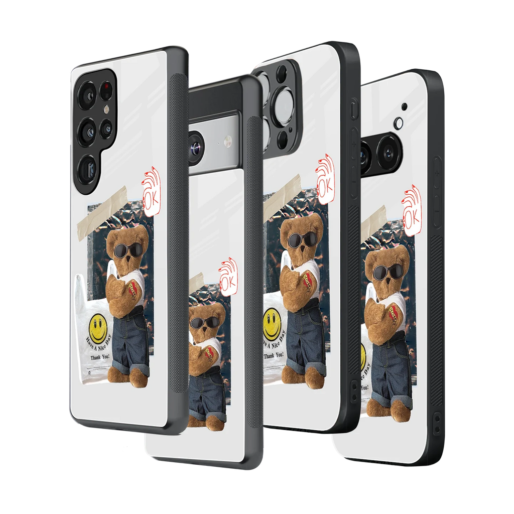 Stylish Glass Back Case for All Smartphones iPhone, Samsung, OnePlus, Pixel, Redmi, Oppo, Vivo, Motorola