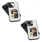 Trendy Glass Back Mobile Case for iPhone, Samsung, Redmi, OnePlus, Google Pixel, Motorola