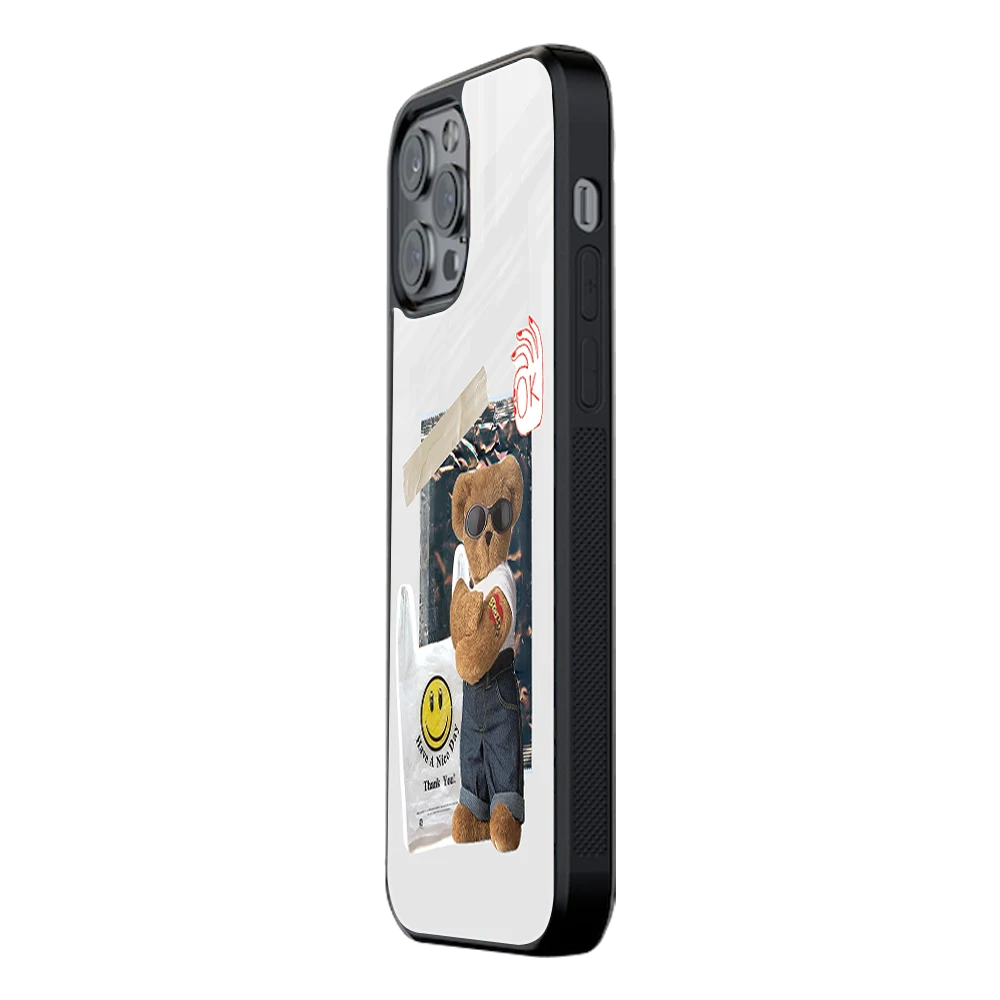 Slim Glass Back Phone Case for Multiple Brands iPhone, Samsung, Redmi, OnePlus, Oppo, Vivo
