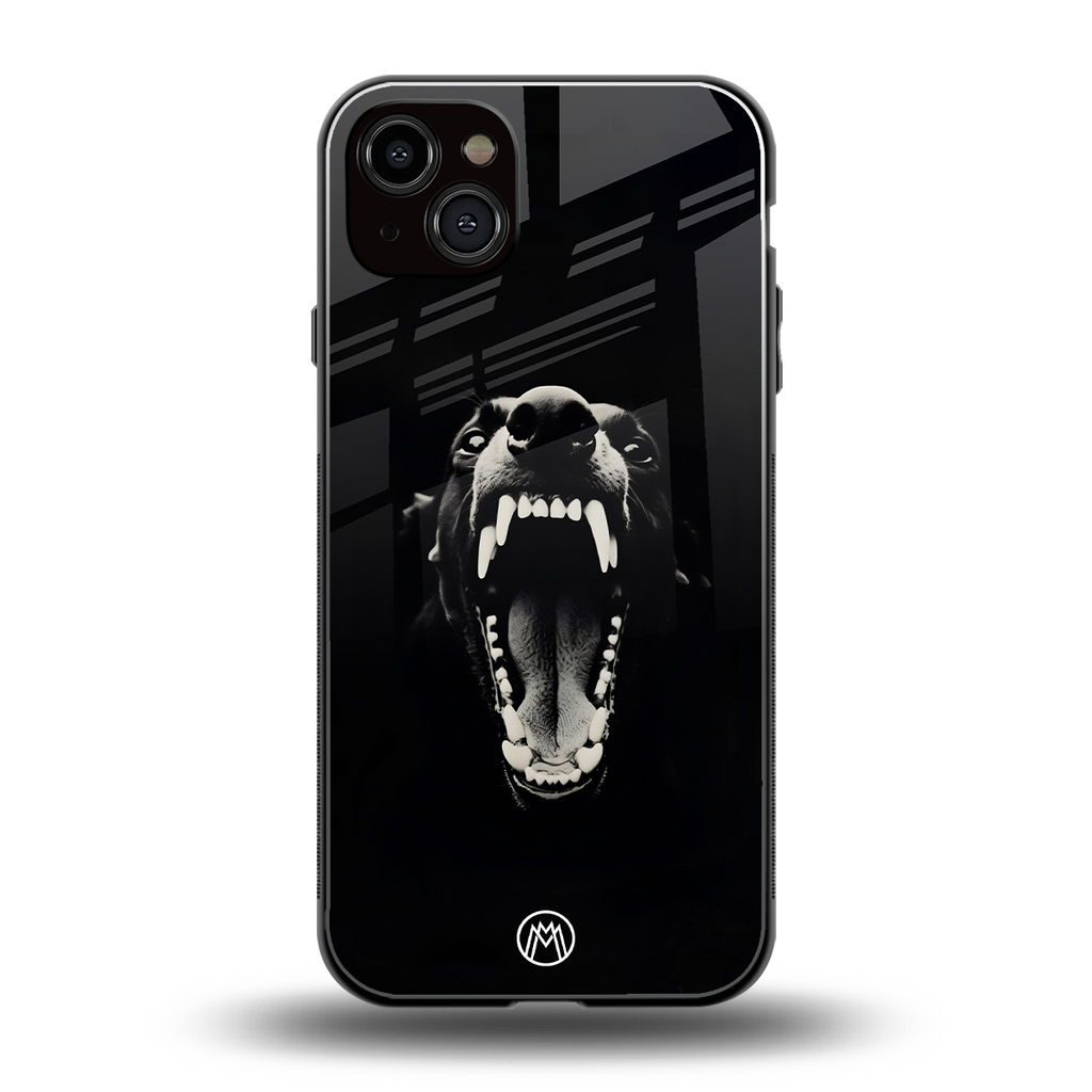 beast back phone cover | glass case for iphone 15 plus