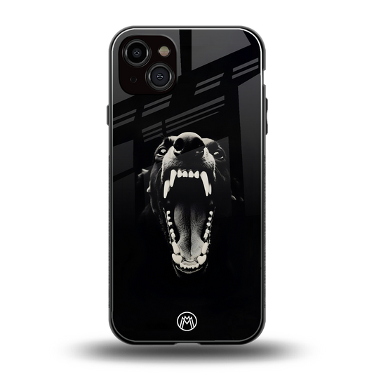beast back phone cover | glass case for iphone 15 plus