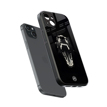 beast back phone cover | glass case for iphone 14 plus