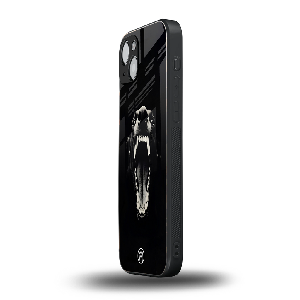 beast back phone cover | glass case for iphone 14 plus