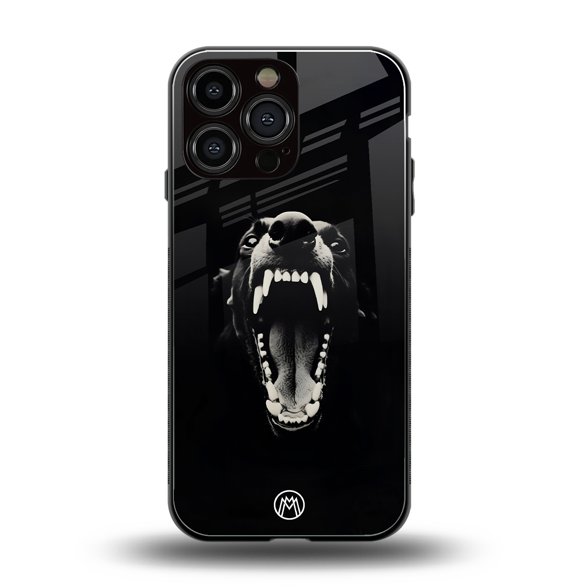 beast back phone cover | glass case for iphone 15 pro max