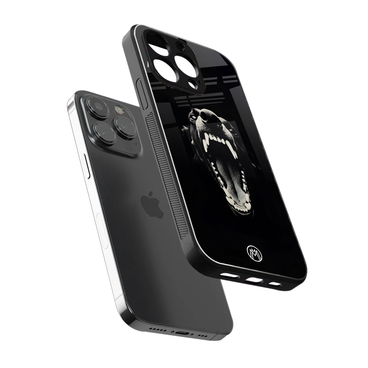 beast back phone cover | glass case for iphone 15 pro max
