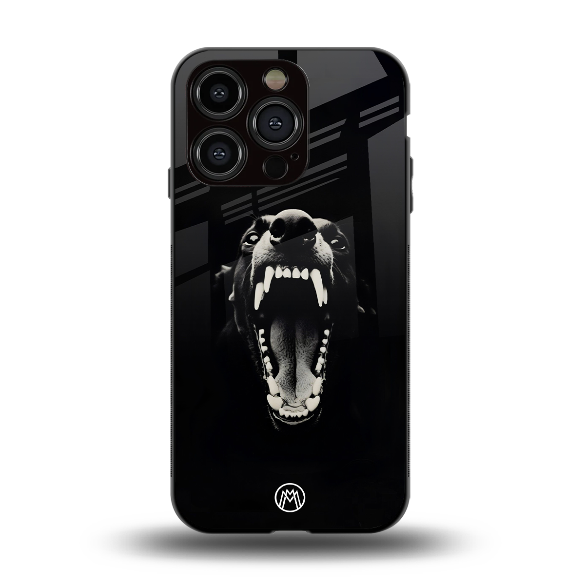 beast back phone cover | glass case for iphone 15 pro