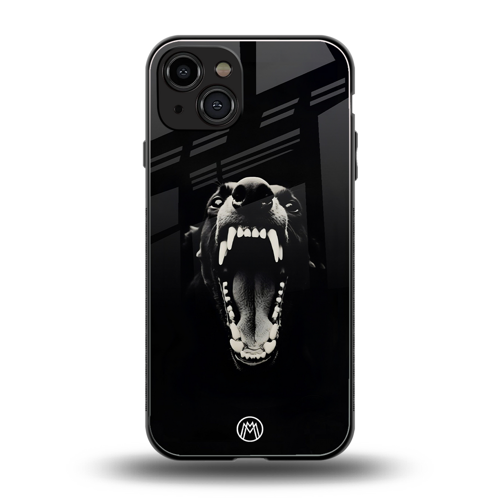 beast back phone cover | glass case for iphone 15