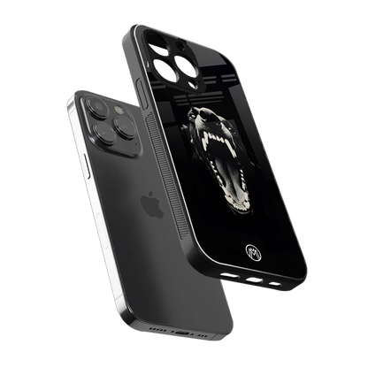 beast back phone cover | glass case for iphone 15 pro