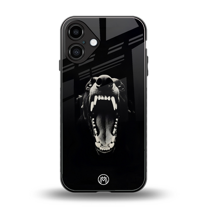 beast back phone cover | glass case for iphone 16 plus
