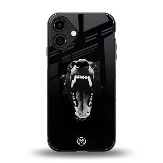 beast back phone cover | glass case for iphone 16 plus