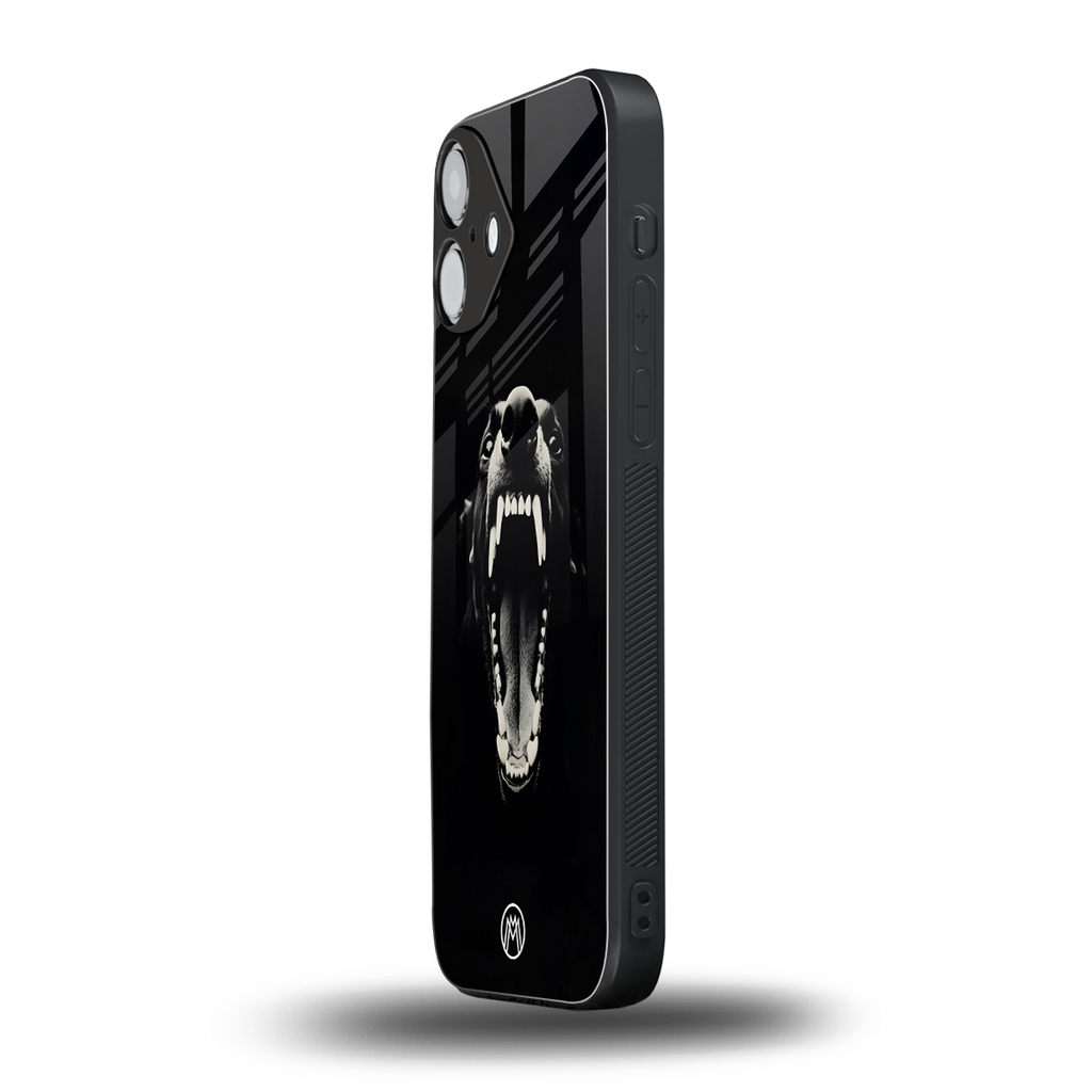 beast back phone cover | glass case for iphone 16 plus