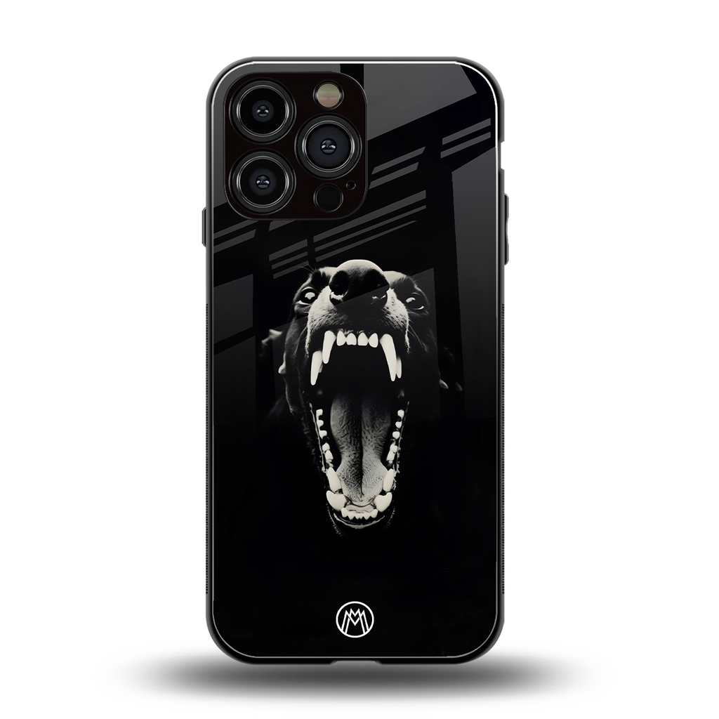 beast back phone cover | glass case for iphone 16 pro max