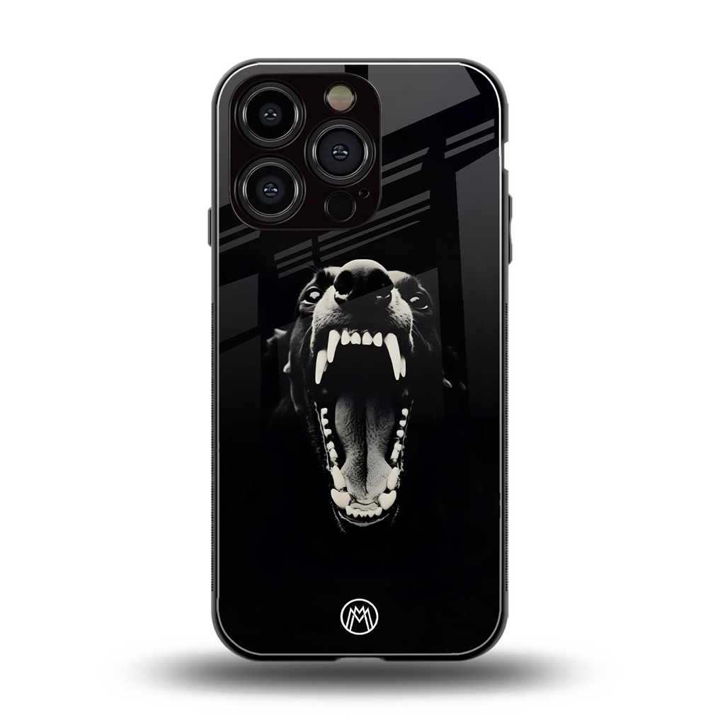 beast back phone cover | glass case for iphone 16 pro
