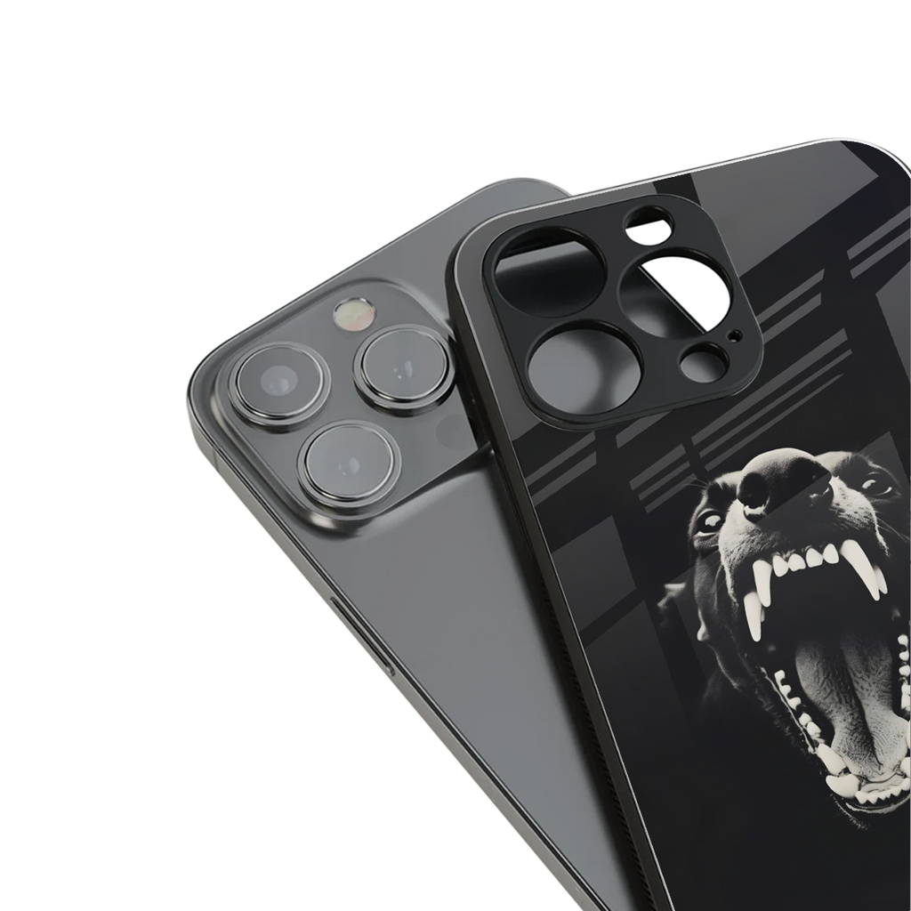 beast back phone cover | glass case for iphone 15 plus