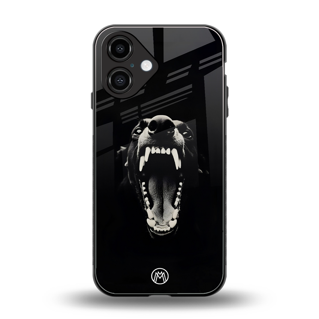 beast back phone cover | glass case for iphone 16