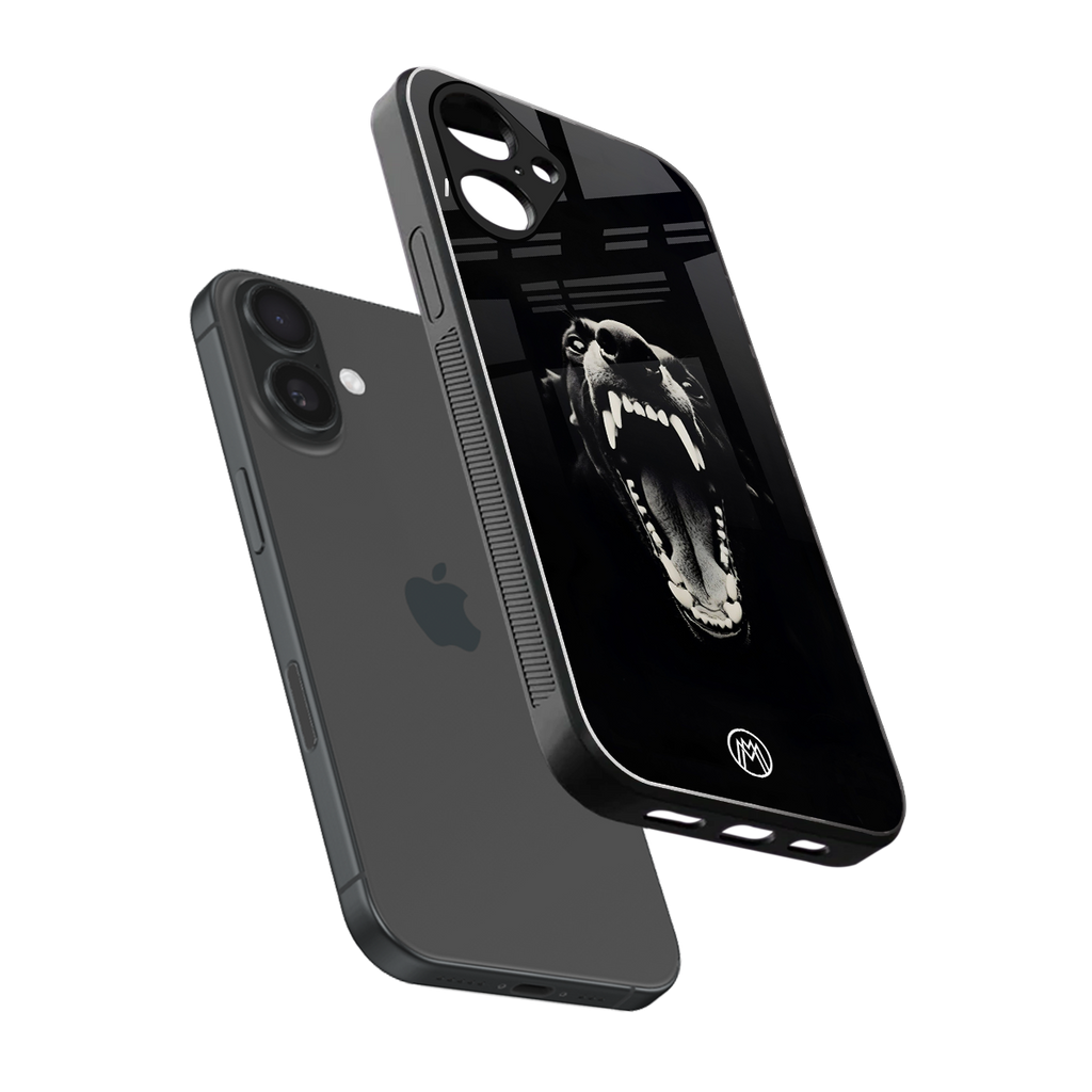 beast back phone cover | glass case for iphone 16