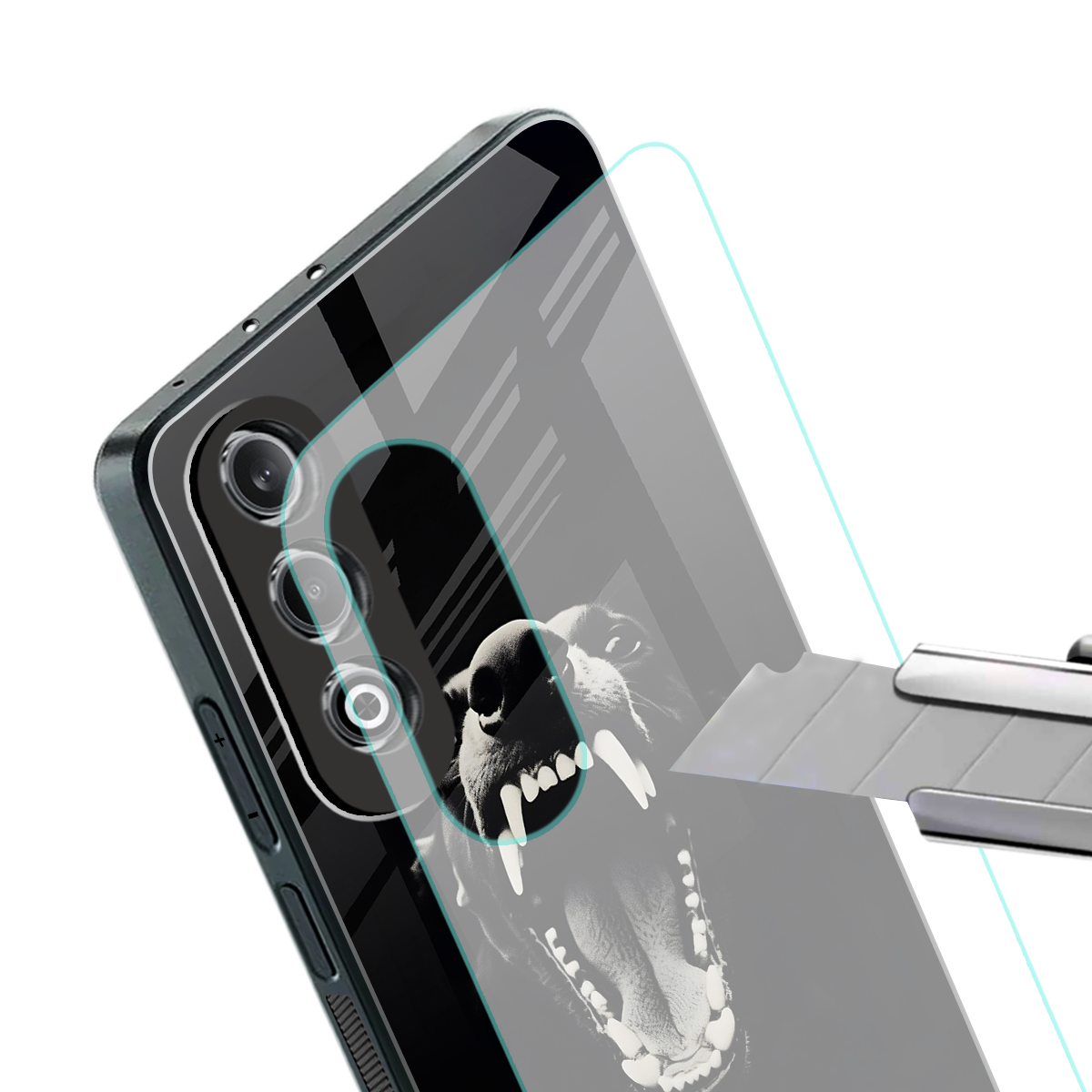 beast back phone cover | glass case for oneplus nord ce 4