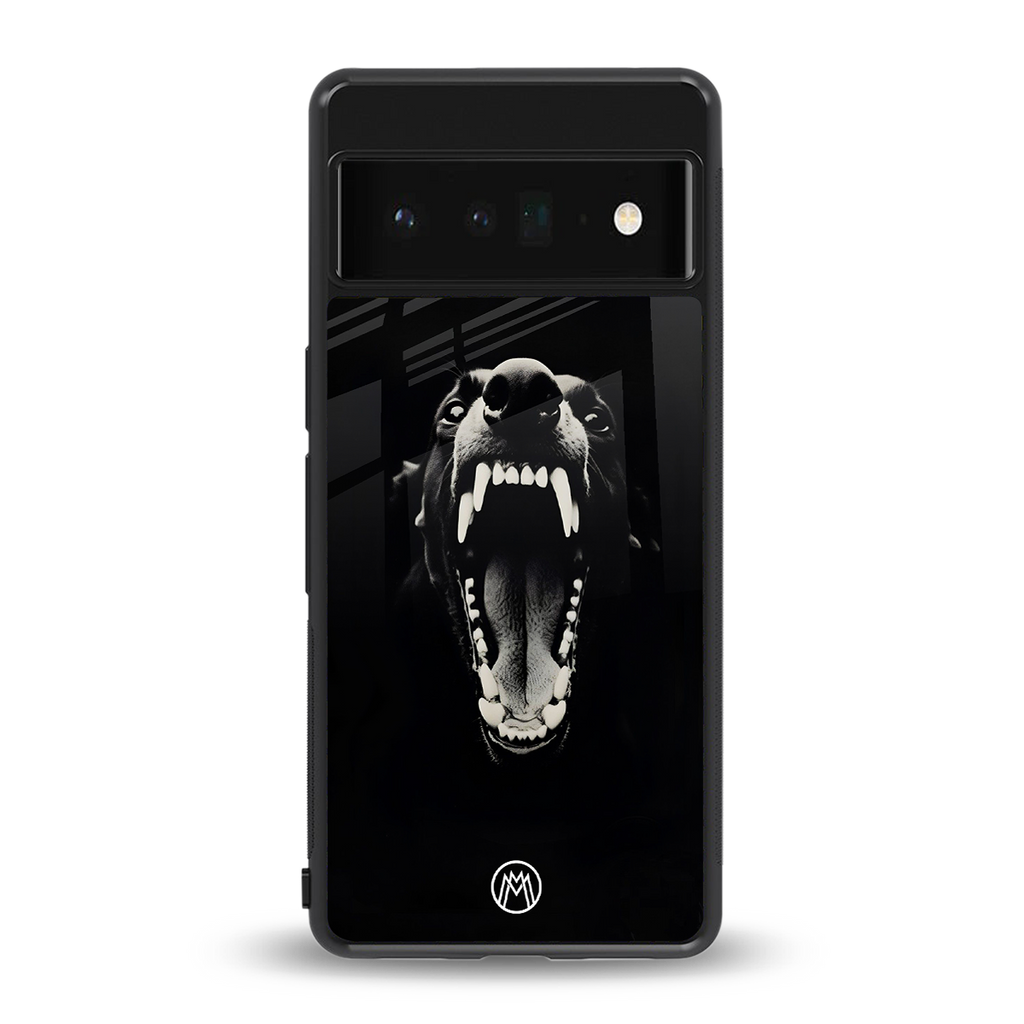 beast back phone cover | glass case for google pixel 6 pro