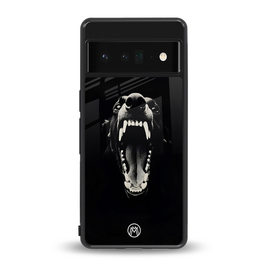 beast back phone cover | glass case for google pixel 6 pro