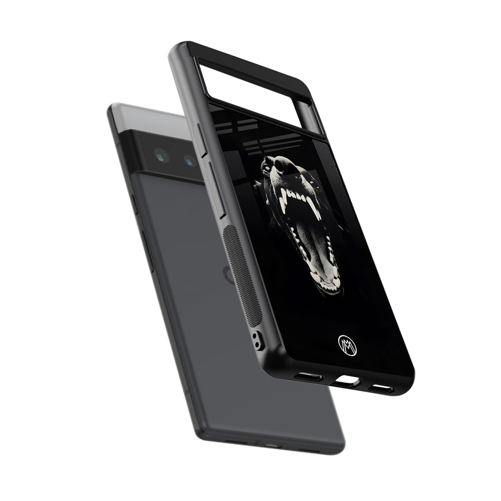 beast back phone cover | glass case for google pixel 6 pro