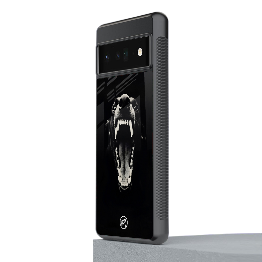 beast back phone cover | glass case for google pixel 6 pro