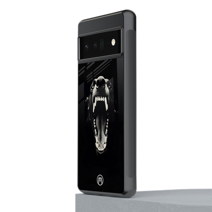 beast back phone cover | glass case for google pixel 6 pro