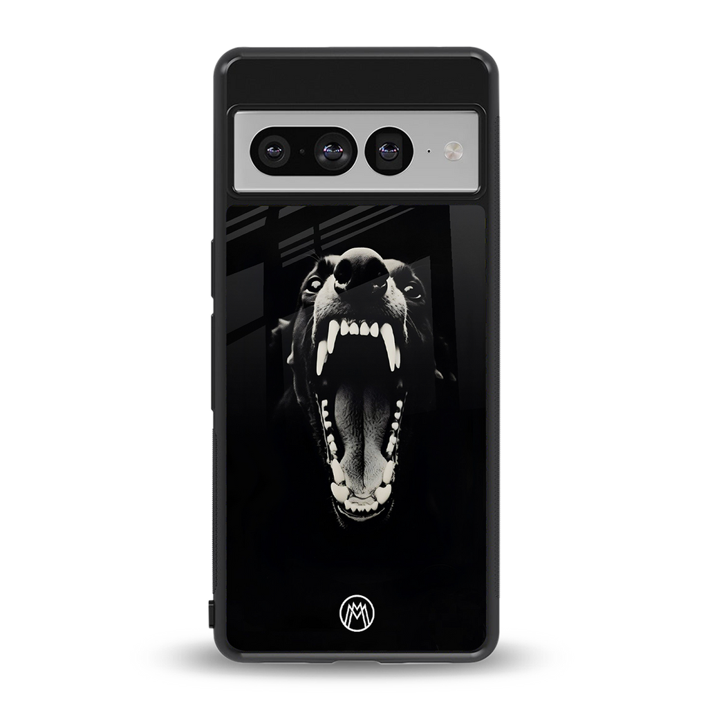 beast back phone cover | glass case for google pixel 7 pro