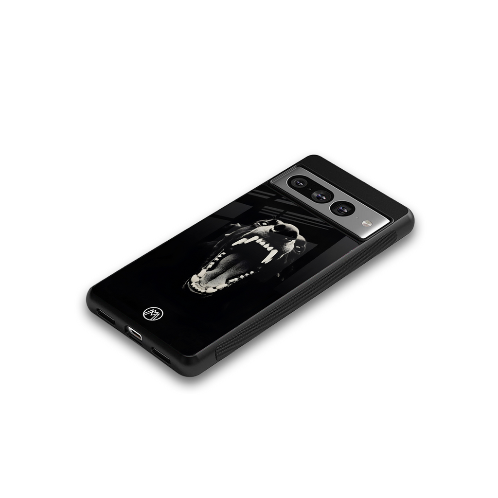 beast back phone cover | glass case for google pixel 7 pro