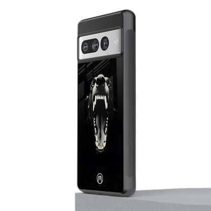 beast back phone cover | glass case for google pixel 7 pro
