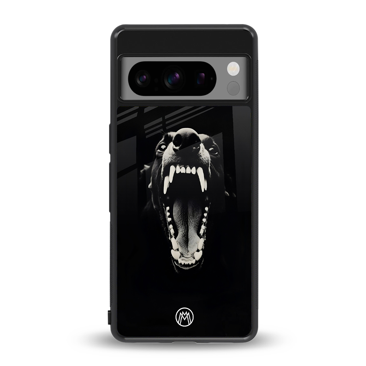 beast back phone cover | glass case for google pixel 8 pro