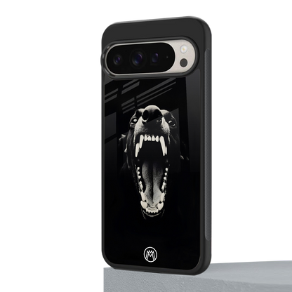 beast back phone cover | glass case for google pixel 9 pro xl