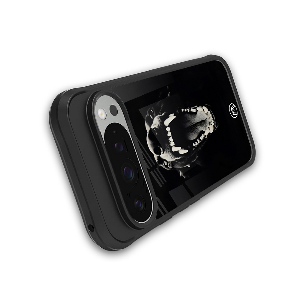beast back phone cover | glass case for google pixel 9 pro