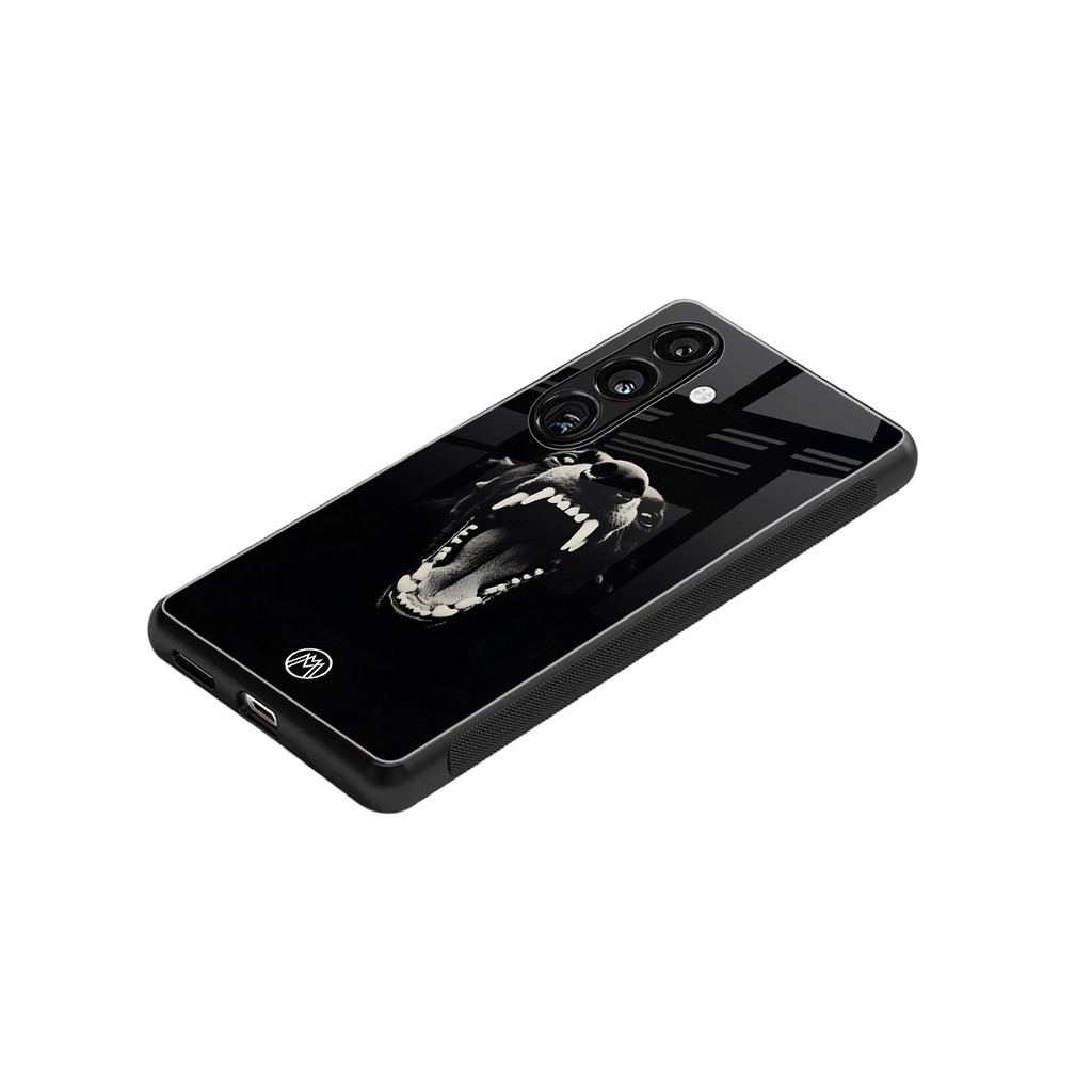 beast back phone cover | glass case for samsung galaxy s24 plus