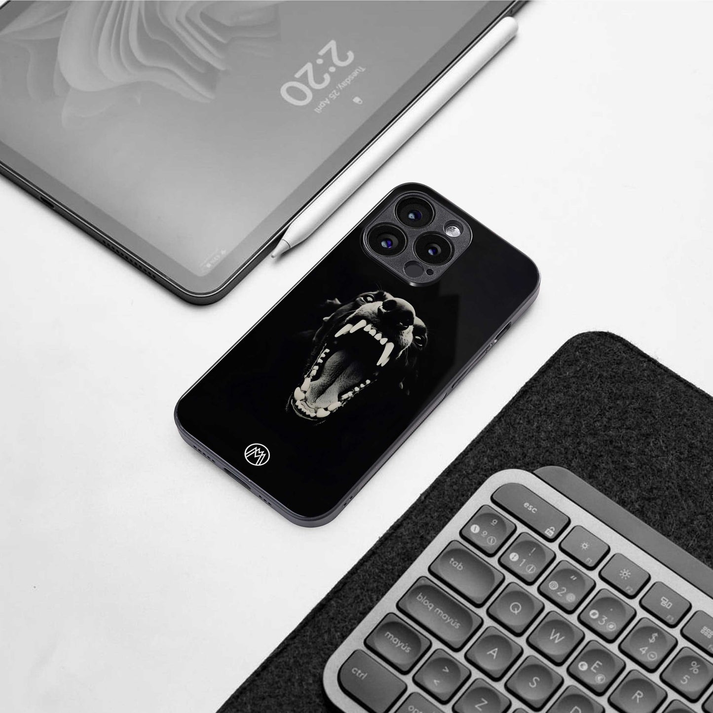 beast back phone cover | glass case for samsung galaxy s24 ultra